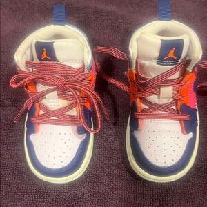 Nike Kids Sneakers - White, Blue, Red